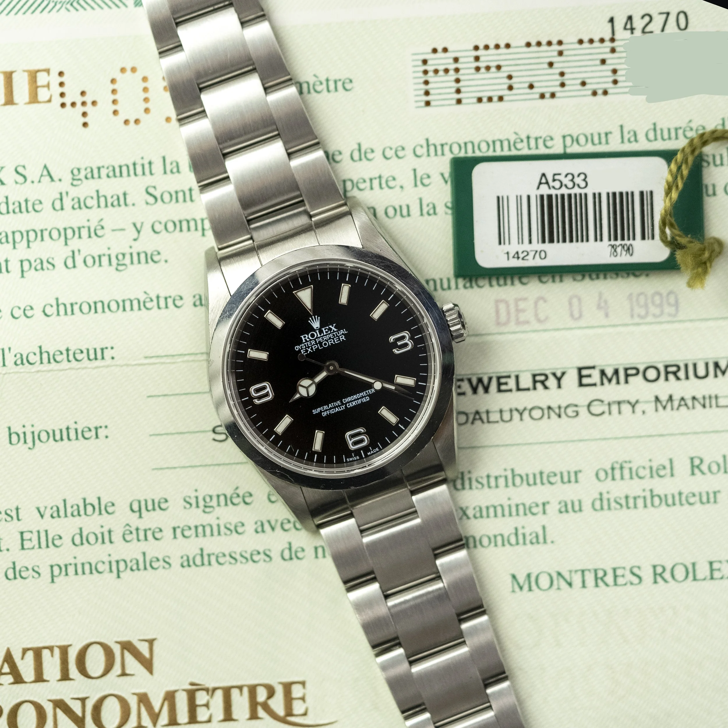Rolex Explorer 1 14270 — 178watches